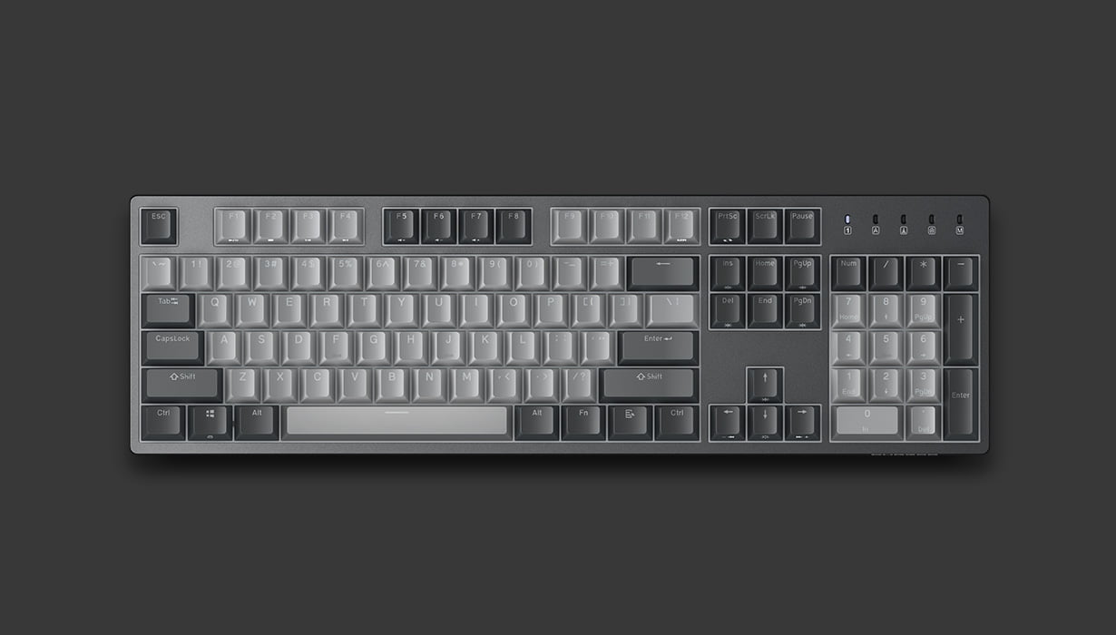100% mechanical keyboard