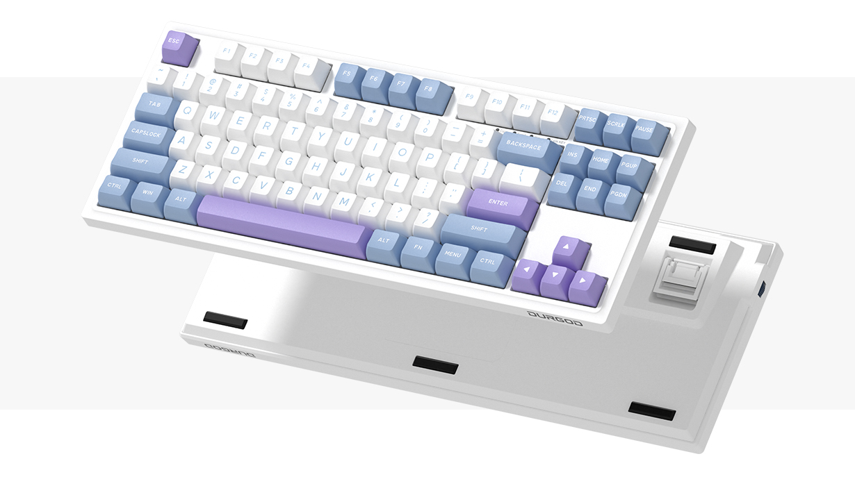 K100w icy Smoothie mechanical keyboard 80% mechanical keyboard