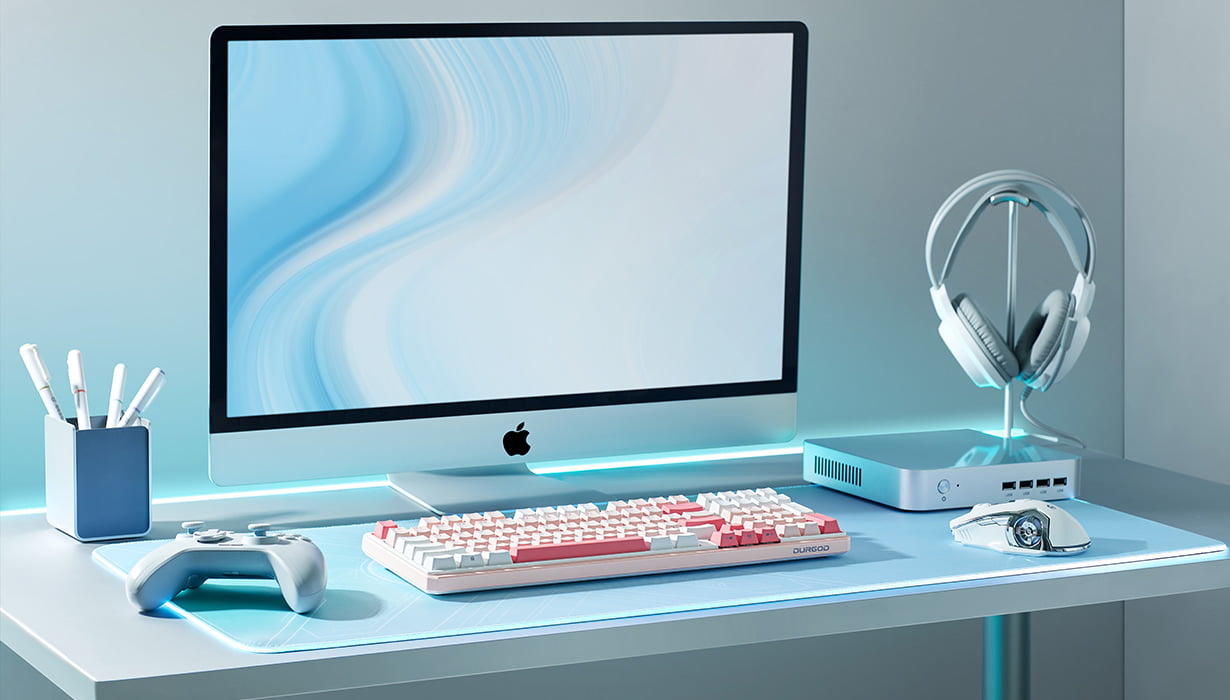 K615w Corona Echo DURGOD Best Wireless Mechanical Keyboard for