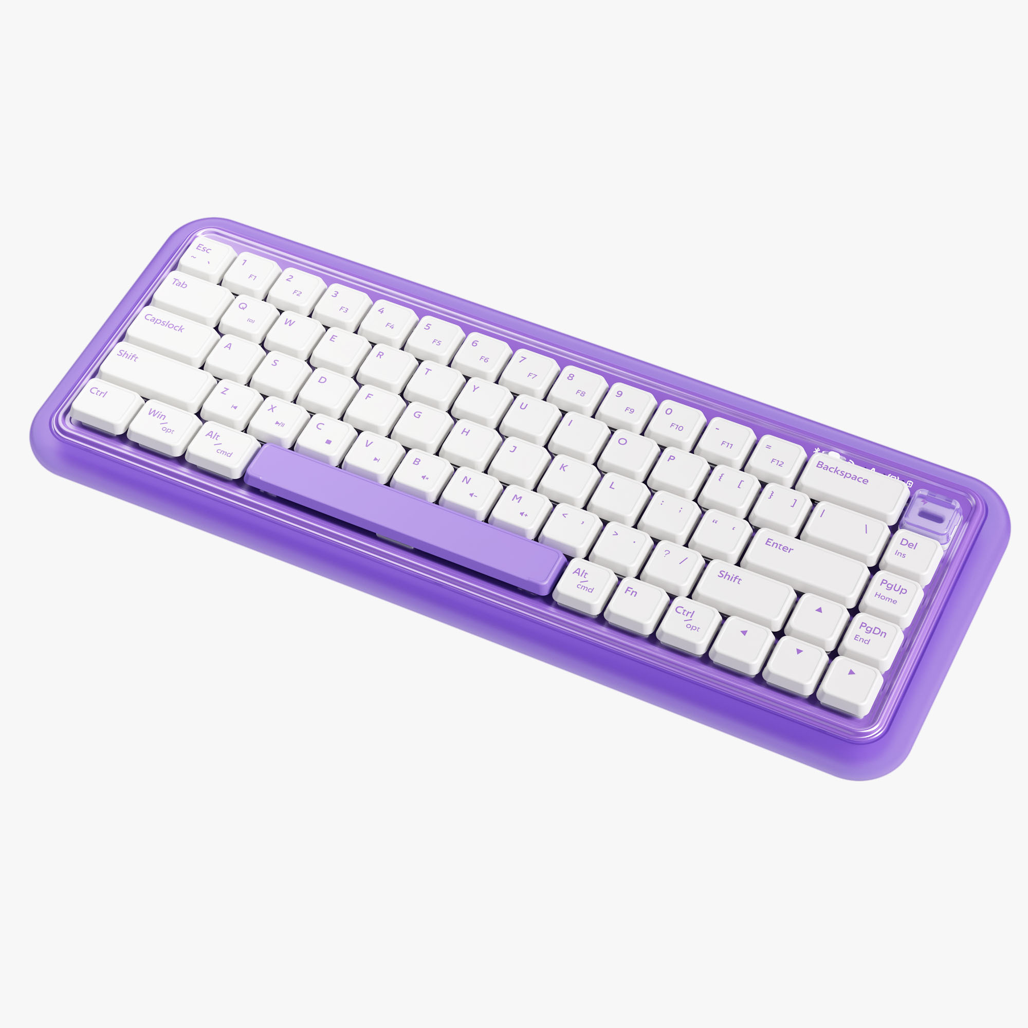 Durgod S230 Floyd | Purple Mechanical Keyboard with Aesthetics and Creativity