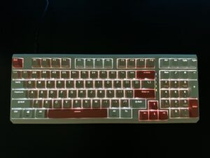 Classic White Backlight with Stunning Pink Mechaincal Keyboard K615