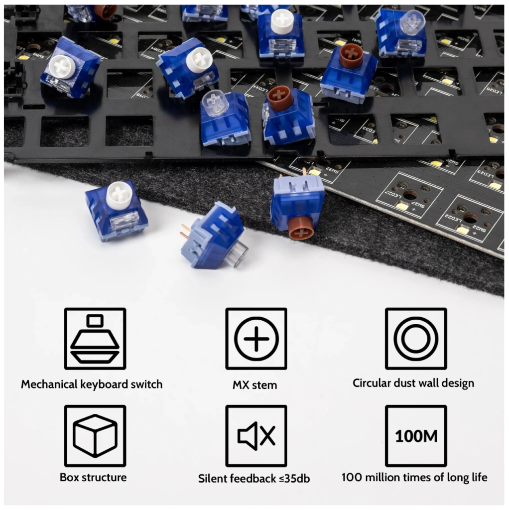Quietest mechanical keyboard switches
