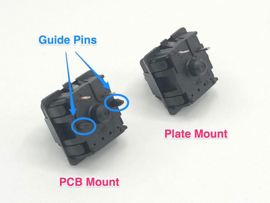 pcb mounted vs. plate mounted switches