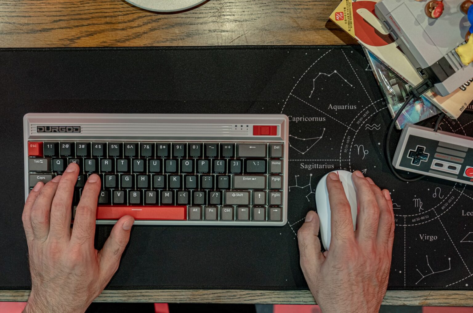 Mechanical Keyboard Typing Test DURGOD Best Wireless Mechanical